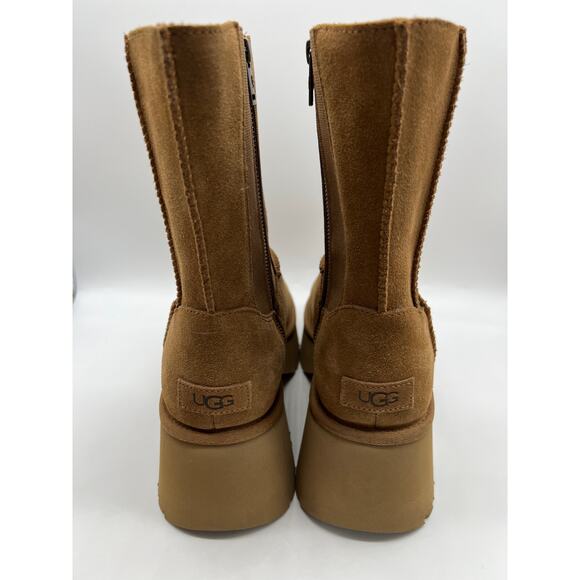 UGG Classic Twin Seam New Heights Boot Chestnut 1158313 Women's Size 11 - Picture 8 of 12